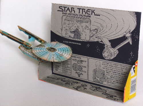 1980 Weetabix Star Trek Action Cards USS Enterprise made (2)