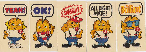 1983 Weetabix Club Stickers