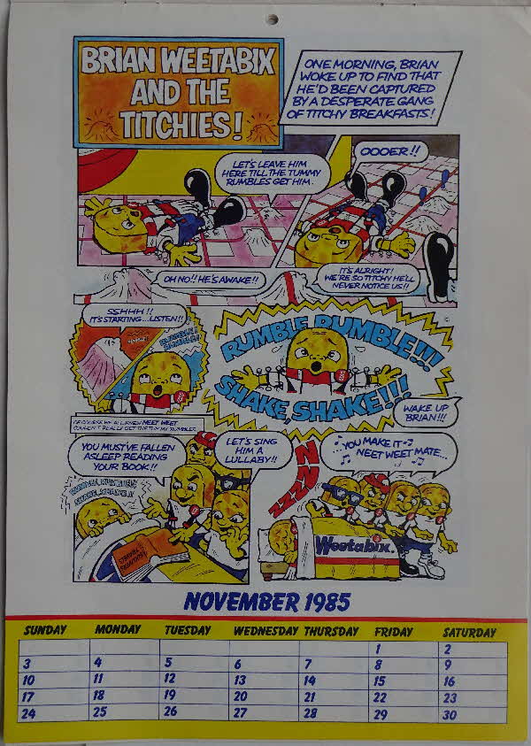 1985 Weetabix Weetagang Calendar (12)