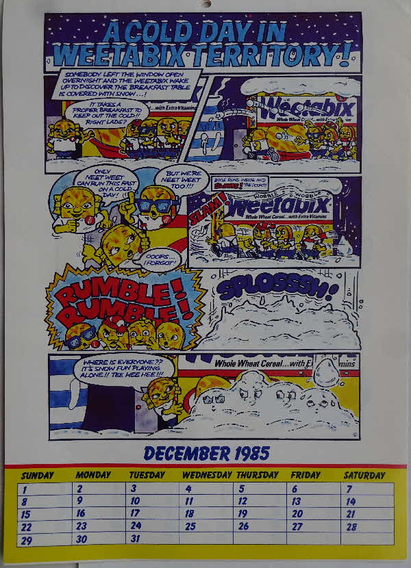 1985 Weetabix Weetagang Calendar (13)
