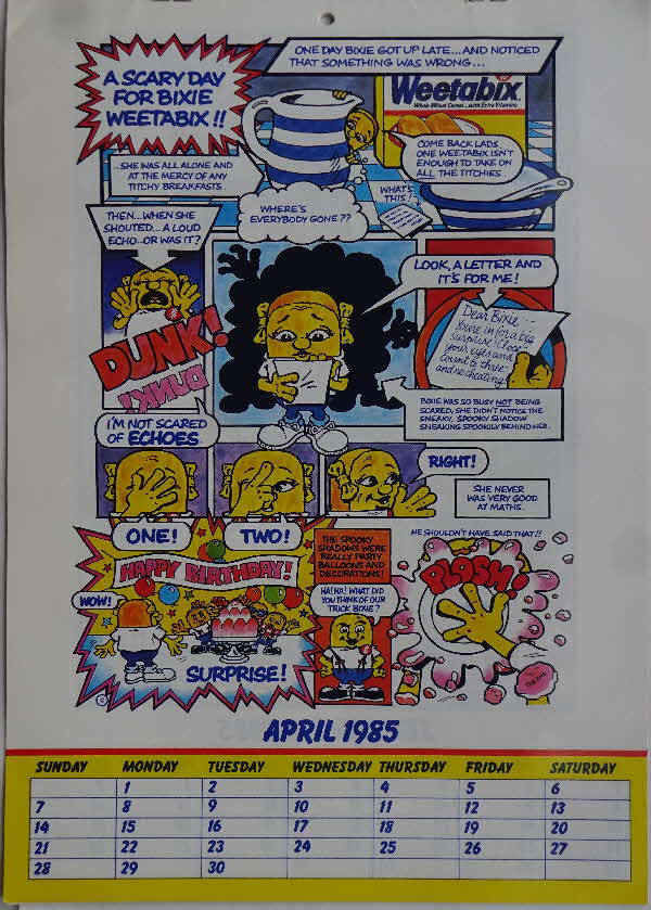 1985 Weetabix Weetagang Calendar (5)