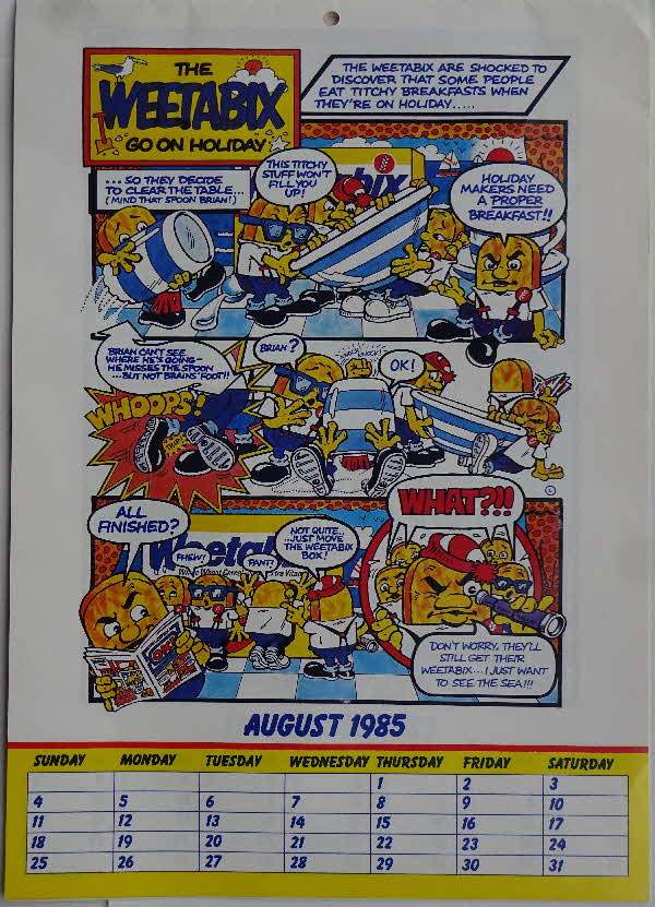 1985 Weetabix Weetagang Calendar (9)