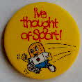 1985 Weetabix Get into Sports Pack Badge
