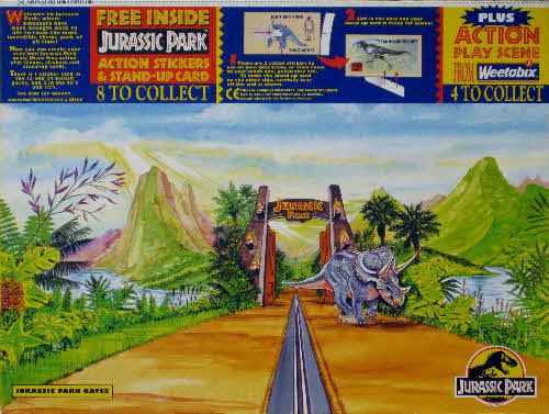 1993 Weetabix Jurassic Park Gates