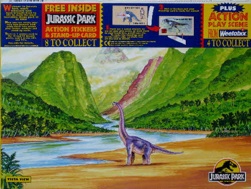 1993 Weetabix Jurassic Park Vista View