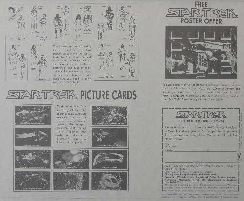 1995 Weetabix Star Trek Action Stickers inside (2)