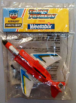 1991 Weetabix Transformers Fireflight