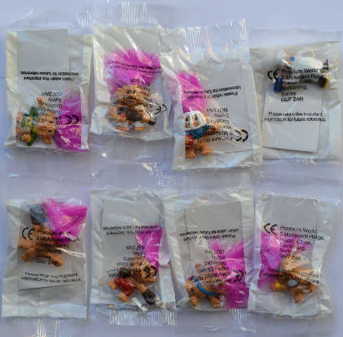 1999 Weetos Sporty Trolls - purple mint