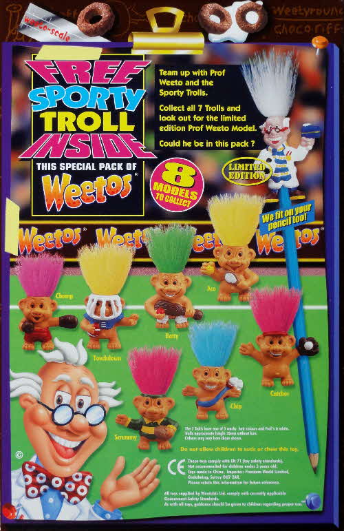 2000 Weetos Sporty Troills reissue