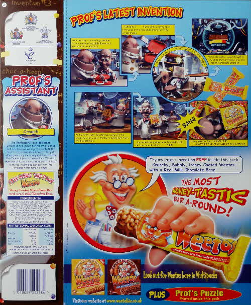 2005 Weetos Free Honey Weetos Bar - Pros Puzzle inside