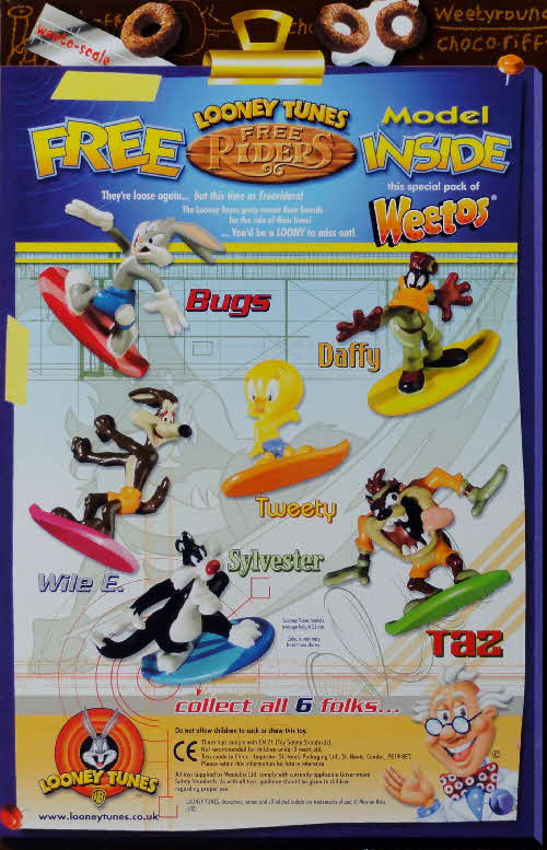 2002 Weetos Looney Tunes Free Riders