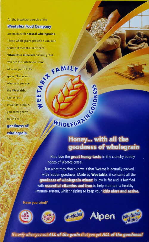 2005 Honey Weetos New back