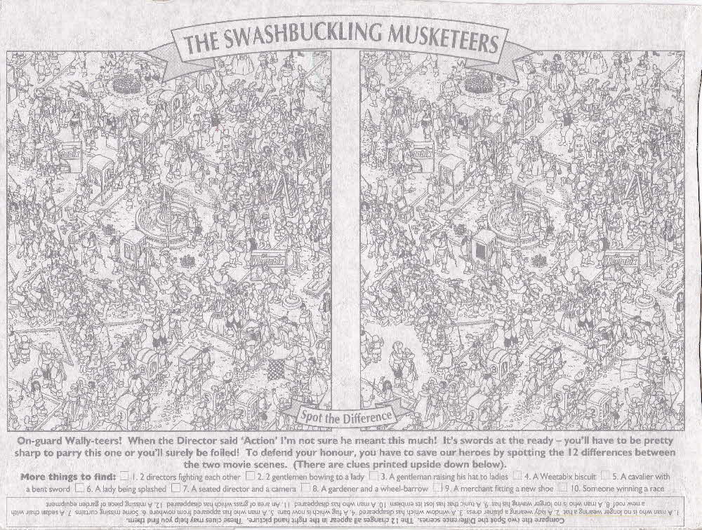 1994 Weetabix Wheres Wally  Action Tremendous Song & Dance inside