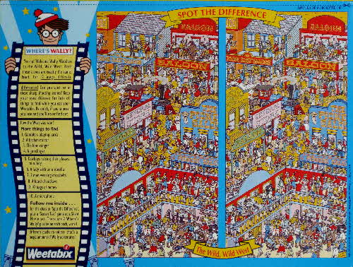 1994 Weetabix Wheres Wally  ActionWild Wild West