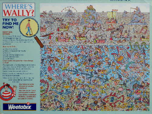 1994 Weetabix Wheres Wally  Deep Sea Divers