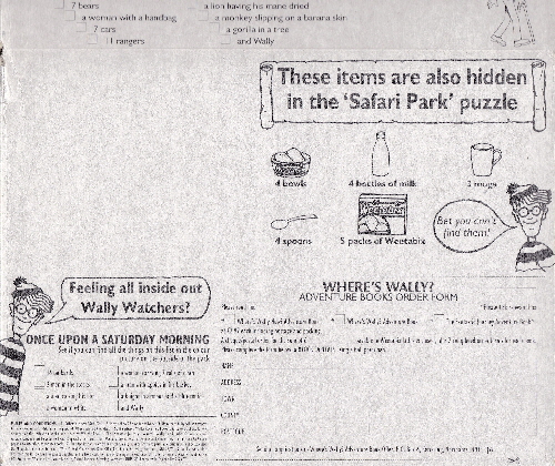 1994 Weetabix Wheres Wally  Once Upon a Saturday Morning inside (2)